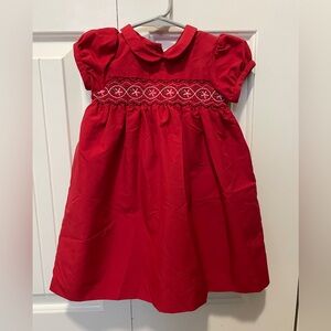OshKosh B'gosh Scarlet Embroidered-detail Dress
